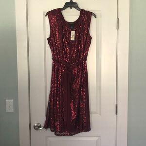 ❗️SALE❗️Red/Maroon Sequin Party Dress